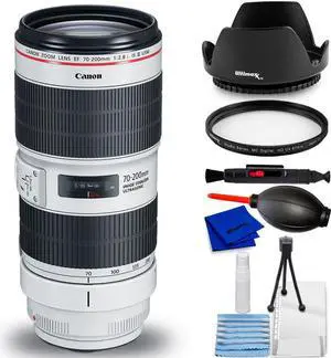 Canon EF 70-200mm f/2.8L IS III USM Lens 3044C002 - 7PC Accessory Bundle
