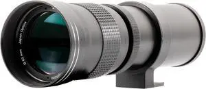 Ultimaxx 420-800mm f/8.3-16 Super HD Manual Telephoto Zoom T-Mount Lens (Black)
