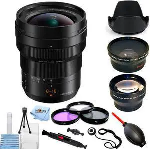 Panasonic Leica DG Vario-Elmarit 8-18mm f/2.8-4 ASPH. Lens + Deluxe Bundle