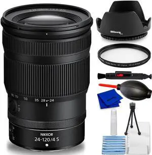Nikon NIKKOR Z 24-120mm f/4 S Lens 20105 - 7PC Accessory Bundle