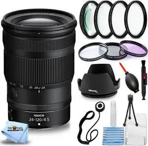 Nikon NIKKOR Z 24-120mm f/4 S Lens 20105 - 14PC Accessory Bundle