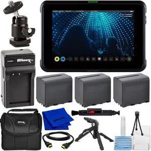 Atomos Shinobi 7" 4K HDMI/SDI Monitor ATOMSHB002 - 10PC Accessory Bundle