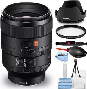 Sony FE 100mm f/2.8 STF GM OSS Lens SEL100F28GM - Essential UV Filter Bundle