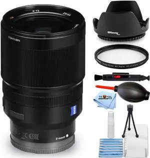 Sony Distagon T* FE 35mm f/1.4 ZA Lens (Black) - Essential UV Filter Bundle