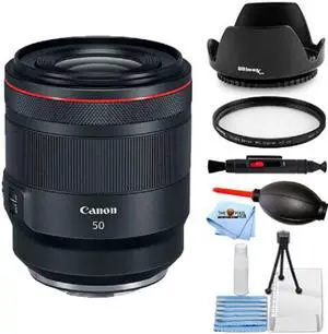 Canon RF 50mm f/1.2L USM Lens 2959C002 - 7PC Accessory Bundle