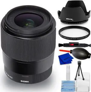 Sigma 23mm f/1.4 DC DN Contemporary Lens (FUJIFILM X) 348975 - 7PC Accessory Kit