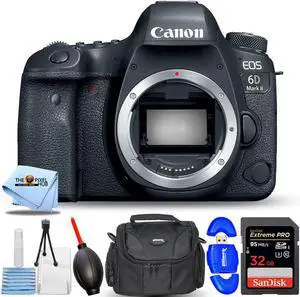 Canon EOS 6D Mark II DSLR Camera (Body Only) 1897C002 - Essential 32GB Bundle Canon EOS 6D Mark II DSLR Camera (Body Only) 1897C002 - Essential 32GB Bundle