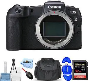 Canon EOS RP Mirrorless Digital Camera (Body) 3380C002 - Essential 32GB Bundle