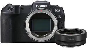 Canon EOS RP Mirrorless Digital Camera (Body Only) + Mount Adapter EF-EOS R