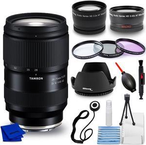 Tamron 28-75mm f/2.8 Di III VXD G2 Lens (Sony E) AFA063S700 - 10PC Accessory Kit
