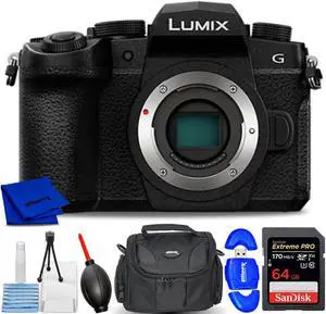 Panasonic Lumix DC-G95D Hybrid Camera (Body) DC-G95D - 7PC Accessory Bundle