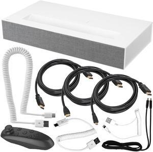 LG CineBeam HU85LA HDR XPR 4K UHD Ultra-Short Throw Laser DLP Projector Bundle
