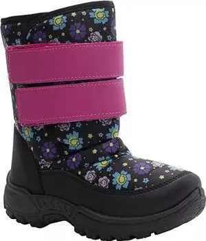 AQUAKIX Kids Toddler And Youth Snow Boots With Sherpa Lining Insulation