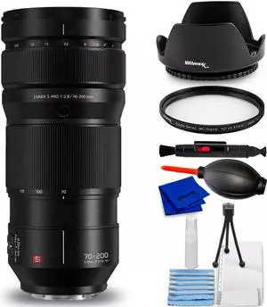 Panasonic Lumix S PRO 70-200mm f/2.8 O.I.S. Lens S-E70200 - 7PC Accessory Bundle