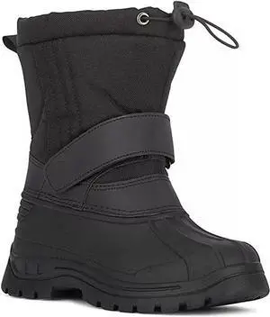 AQUAKIX Kids Toddler And Youth Snow Boots With Sherpa Lining Insulation