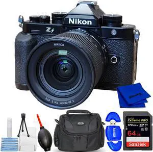 Nikon Zf Mirrorless Camera with 24-70mm f/4 Lens 1772 - 7PC Accessory Bundle