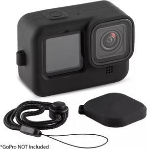 Protective Silicone Sleeve Rubber Case + Lanyard for GoPro Hero9 Hero10 Hero11