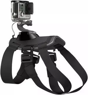 Adjustable Dog Pet Harness Back Mount Strap for GoPro HERO9 8 7 6 5 + 2 J-Hooks