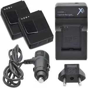 Extended Life Replacement 2x Battery and Charger AHDBT-301 GoPro HERO3 HERO3+