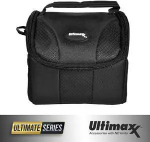 Small Black Padded Camera Camcorder Case for Canon Nikon Sony Panasonic Fujifilm