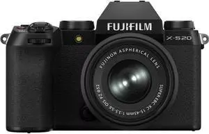 FUJIFILM X-S20 Mirrorless Camera with 15-45mm Lens (Black) - 16781943