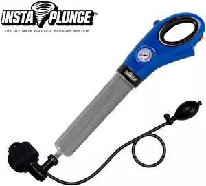 InstaPlunge Electric Plunger System - Unclog and Clear Toilet and Drain Blockage