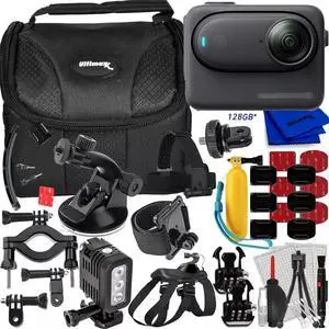 Insta360 GO3 S Standard Edition (Midnight Black, 128GB) - 16PC Accessory Bundle Insta360 GO3 S Standard Edition (Midnight Black, 128GB) - 16PC Accessory Bundle