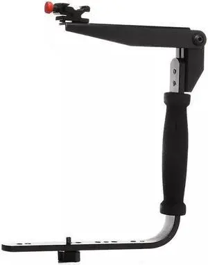 Pro Series 180° Quick Flip Rotating Flash Bracket Arm Holder for Canon Nikon
