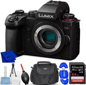 Panasonic Lumix G9 II Mirrorless Camera (Body) DC-G9M2BODY - 7PC Accessory Kit