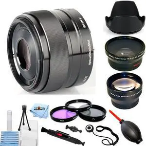Sony 35mm f/1.8 OSS Alpha E-mount Prime Lens SEL35F18 - Filter Kit Bundle