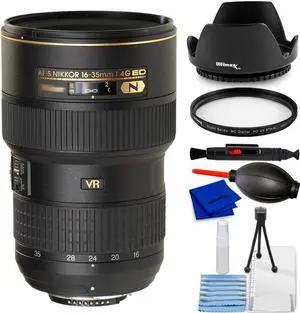 Nikon AF-S NIKKOR 16-35mm f/4G ED VR Lens 2182 - 7PC Accessory Bundle