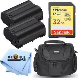 Battery Accessory Bundle Kit for Nikon D500 D610 D7100 D7200 D750 D7500 D850