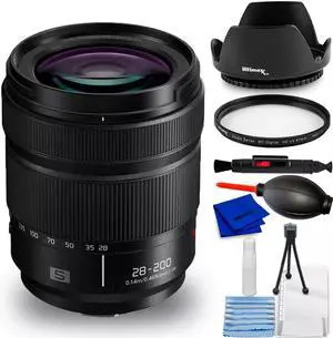 Panasonic Lumix S 28-200mm f/4-7.1 MACRO O.I.S. Lens (Leica L) - 7PC Bundle