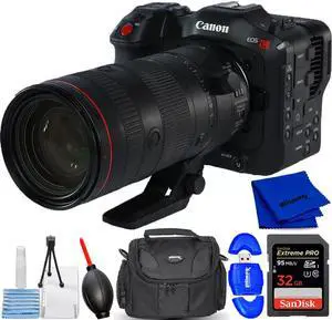Canon EOS C70 Cinema Camera with RF 24-105mm L IS USM Z Lens (Canon RF) Bundle