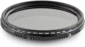ULTIMAXX 58mm Variable Neutral Density Twisting Multi-Coated Filter ND2-ND400