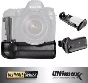 ULTIMAXX Pro Camera Battery Grip Replacement for Canon BG-E21 for 6D Mark II