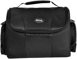 Padded Water Resistant Gadget Bag for Canon Nikon Sony Cameras (Black)
