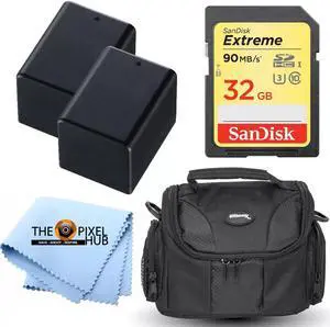 Battery Accessory Bundle Kit for Canon VIXIA HF R800 R80 R82 R50 R52 R400 R40
