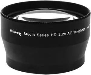2.2x Professional Telephoto Lens 49mm with Protective Pouch