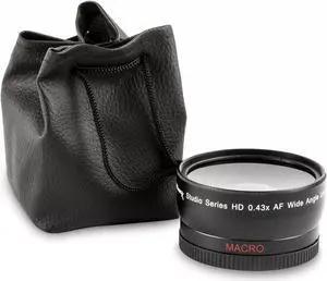 ULTIMAXX 49mm .43x Ultra Fast AF HD Wide Angle Lens for DSLR and Video Recording