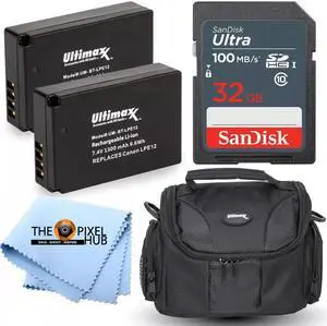 STARTER Accessory Bundle Kit for Canon SX70 EOS M50 M50 II SL1 M100 M200