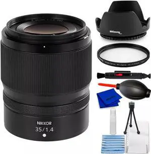 Nikon NIKKOR Z 35mm f/1.4 Lens (Nikon Z) 20126 - 7PC Accessory Bundle