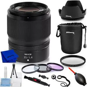 Nikon NIKKOR Z 35mm f/1.4 Lens (Nikon Z) 20126 - 10PC Accessory Bundle