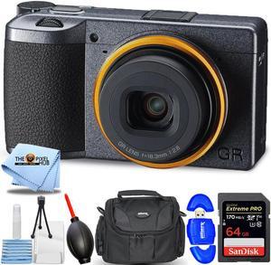 Ricoh GR III Street Edition Digital Camera 01097 - Essential 64GB Bundle