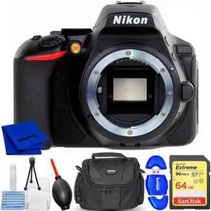 Nikon D5600 24.2MP DSLR Camera (Body Only) 1575 - 7PC Accessory Bundle