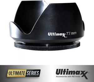 Hard Polaroid Tulip Camera Threaded Lens Hood 77mm (Prevents Lens Flare)