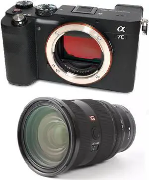 Sony Alpha a7C Mirrorless Digital Camera and FE 24-70mm f/2.8 GM II Lens