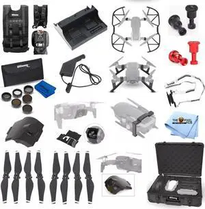 Mavic Air Accessory Bundle Includes Case Vest Props Filter Kit Charger +More