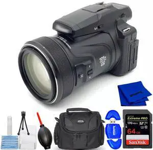 Nikon COOLPIX P1100 Digital Camera 26541 - 7PC Accessory Bundle