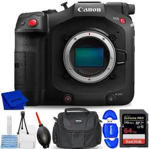 Canon EOS C80 6K Full-Frame Cinema Camera (Canon RF) 6389C002 - 7PC Bundle